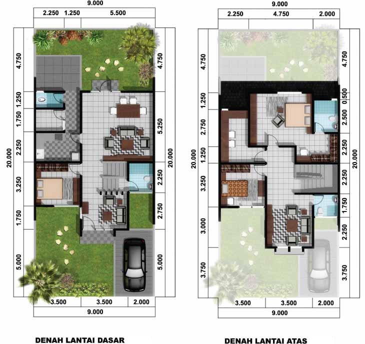 Desain Rumah Simple Jakarta Gambar